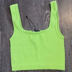 ZARA neon great crop top brand new never worn size XS-S